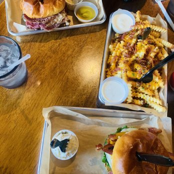 American Grub - Two burgers and bacon cheese fries. - Burgers Near Me - Tustin, California