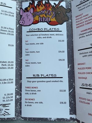 Menu photo 2 Smokeez BBQ Clarksville, AR Menu photo 2 Smokeez BBQ Clarksville, AR