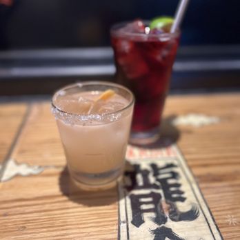 Ramen Tatsu-Ya - Sugrdog; Must try if you like grapefruit. Super good Hibi-gibi Punch; It was good! Taste of jamaica agua fresca - Ramen Near Me - Austin, Texas