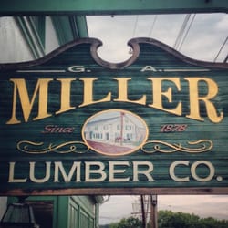 Miller Lumber Company, Inc - Store Sign over front door