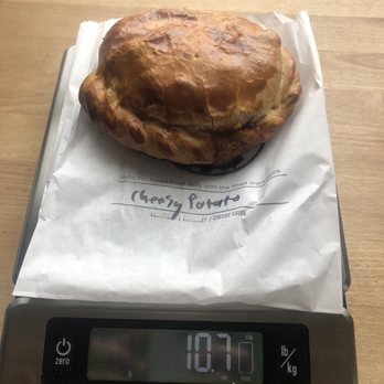 The Pasty Republic - Cheesy potato - over a half pound! - Breakfast & Brunch Near Me - Denver, Colorado