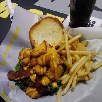 Buffalo Wild Wings - Cheese curd burger - Sports Bars Near Me - Wilkes Barre, Pennsylvania