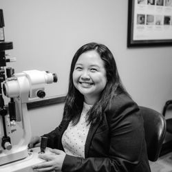 Iris - North Vancouver - Dr. Sharon Lam, our optometrist, with special interests in dry eye disease and myopia.