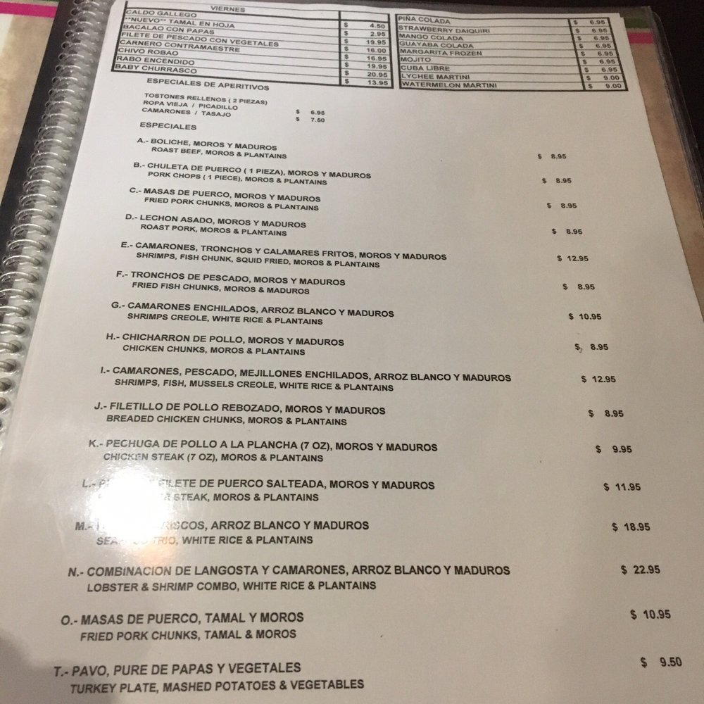 Molina's Ranch Restaurant - Specials - Cuban Near Me - Hialeah, Florida Molina's Ranch Restaurant - Specials - Cuban Near Me - Hialeah, Florida