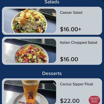 Brewery X at Angel Stadium - Salad/desserts - Sports Bars Near Me - Anaheim, California Brewery X at Angel Stadium - Salad/desserts - Sports Bars Near Me - Anaheim, California