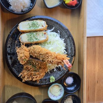 Katsu San - Mixed Katsu with Pork - Japanese Near Me - Richmond, British Columbia Katsu San - Mixed Katsu with Pork - Japanese Near Me - Richmond, British Columbia