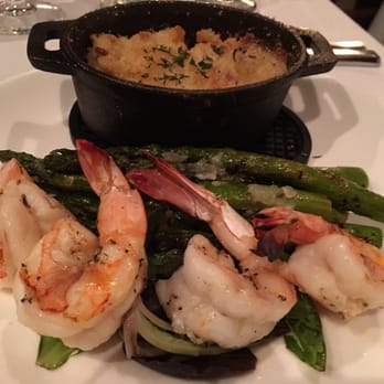 Beach Walk Cafe - shrimp side, bacon mac and cheese side, asparagus side - Seafood Near Me - Destin, Florida Beach Walk Cafe - shrimp side, bacon mac and cheese side, asparagus side - Seafood Near Me - Destin, Florida