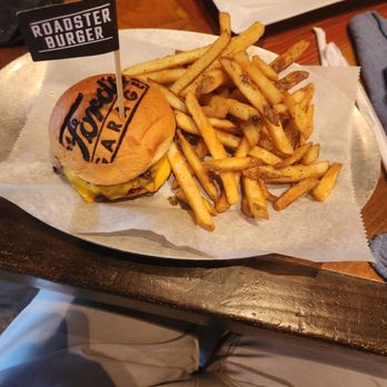 Ford's Garage Westchase - Wonderful Burgers nice and juicy and the Buns were rather fluffy and a thing of fries not too salty - Burgers Near Me - Tampa, Florida Ford's Garage Westchase - Wonderful Burgers nice and juicy and the Buns were rather fluffy and a thing of fries not too salty - Burgers Near Me - Tampa, Florida