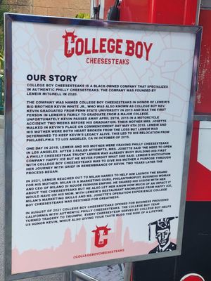 College Boy cheesesteaKs by null