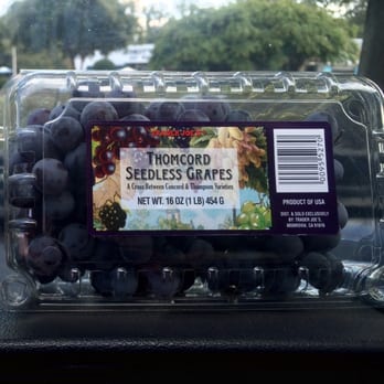 Trader Joe's - Thomcord Grapes! Sooooo delicious! Get them while you can. - Grocery Near Me - Cary, North Carolina