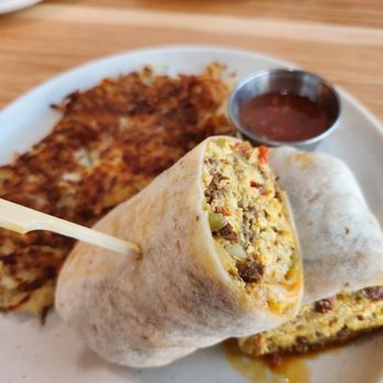 Garden's Gate Cafe - Looks full! But you can see the juice leaking through already - Breakfast & Brunch Near Me - San Jose, California Garden's Gate Cafe - Looks full! But you can see the juice leaking through already - Breakfast & Brunch Near Me - San Jose, California