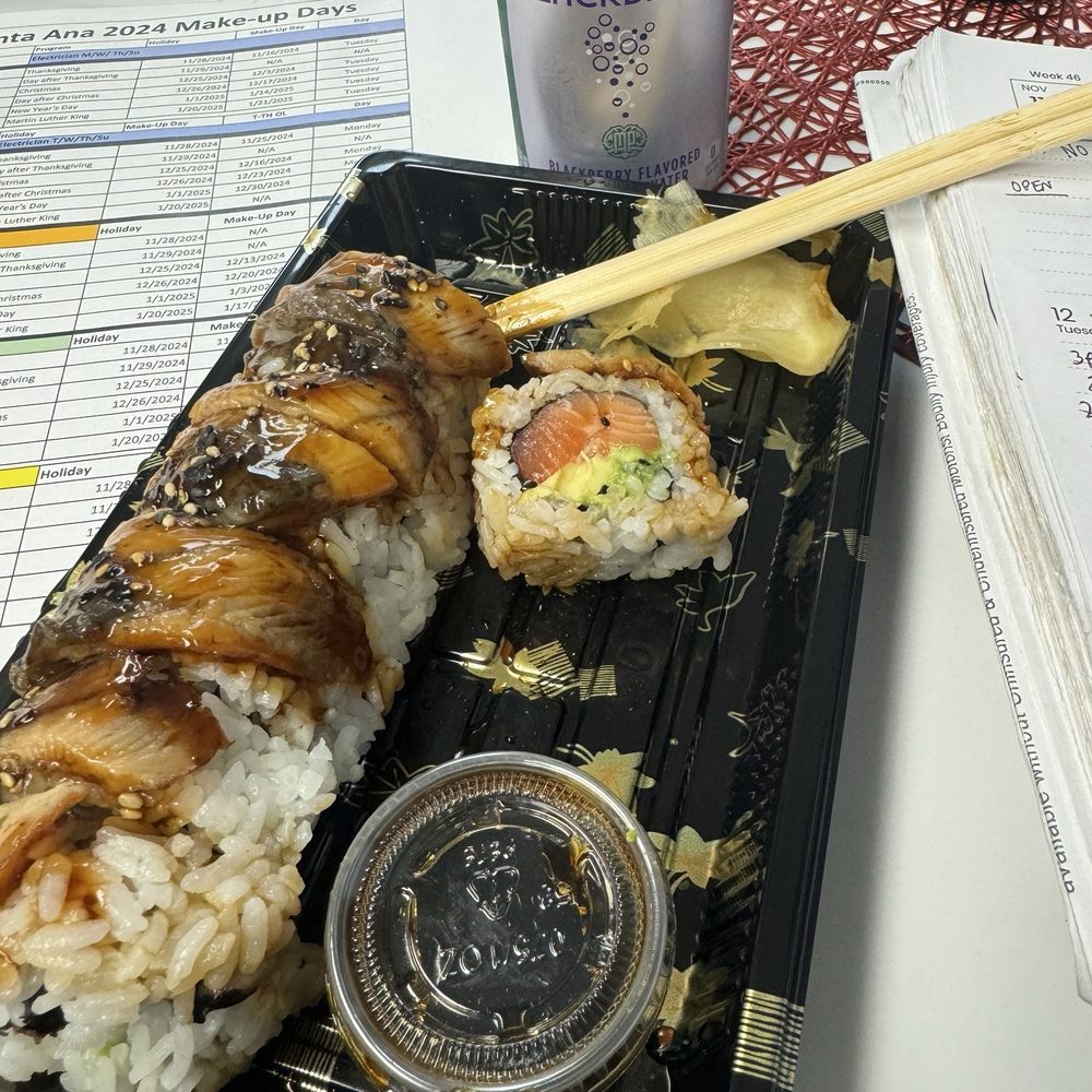 King eel Sushi Bento - Lunchies! - Sushi Bars Near Me - Santa Ana, California