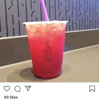 Panda Express + Tea Bar - Green tea raspberry lemonade - Chinese Near Me - Pasadena, California