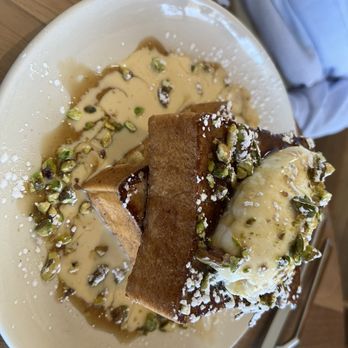 Cardamom - French toast with marscapone and pistachios 5/5 - Mediterranean Near Me - Minneapolis, Minnesota
