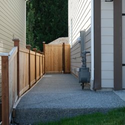 Skagit Branches - Skagit Branches installed an exposed aggregate concrete extension.