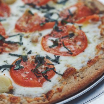 Toss Pizzeria & Pub - Margherita on Gluten Free Crust - Pizza Near Me - Austin, Texas Toss Pizzeria & Pub - Margherita on Gluten Free Crust - Pizza Near Me - Austin, Texas