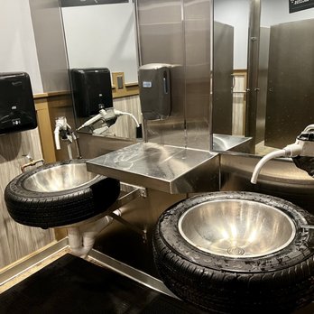 Ford's Garage Plano - ...and the urinals in the mens room are also unusual ... so I'm told - Burgers Near Me - Plano, Texas Ford's Garage Plano - ...and the urinals in the mens room are also unusual ... so I'm told - Burgers Near Me - Plano, Texas