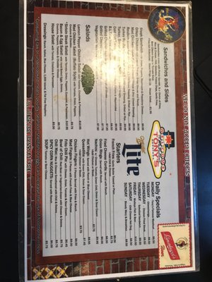Tony's by null