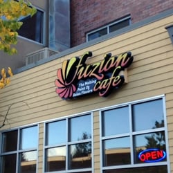 Fuzion Cafe - Front of the building on North side