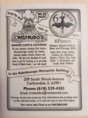 Menu photo 7 Cristaudo's Cafe & Bakery Carbondale, IL Menu photo 7 Cristaudo's Cafe & Bakery Carbondale, IL