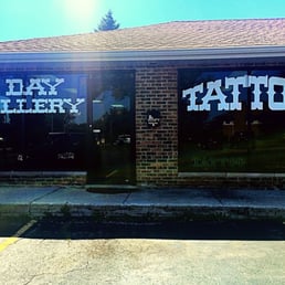 Front view of the shop