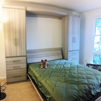 More Space Place - Queen size murphy bed (and cute yorkie) - Furniture Stores Near Me - Chantilly, Virginia More Space Place - Queen size murphy bed (and cute yorkie) - Furniture Stores Near Me - Chantilly, Virginia
