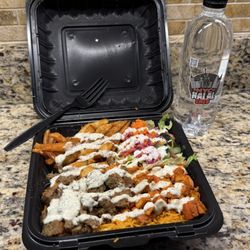 NYC Halal Eats - Mixed platter (lamb and chicken)