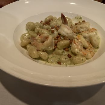 Tisha's Cape May - Delicious Pesto Shrimp w gnocchi - Seafood Near Me - Cape May, New Jersey