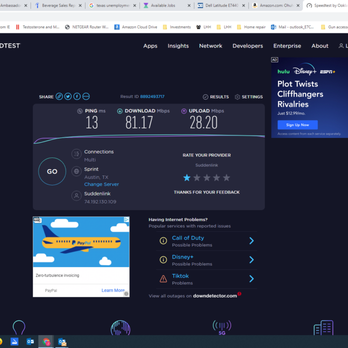 Optimum Bryan - Suddenlink poor internet speeds - Television Service Providers Near Me - Bryan, Texas