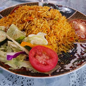 Kabob House - Lamb Biryani comes with a small side salad. - Afghan Near Me - Boise, Idaho Kabob House - Lamb Biryani comes with a small side salad. - Afghan Near Me - Boise, Idaho