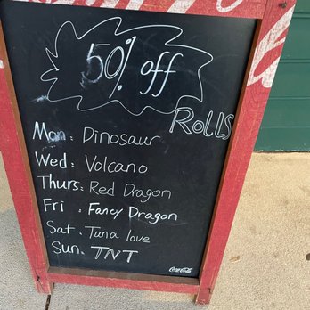 FuJi Sushi - Daily deals board - Japanese Near Me - Midlothian, Virginia