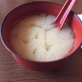 YamaChen's Sushi - Miso soup comes with the lunch box - Sushi Bars Near Me - Virginia Beach, Virginia