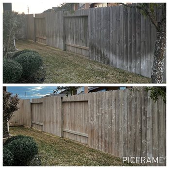 CLR Softwash - Top before, bottom after. - Pressure Washers Near Me