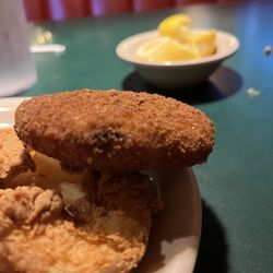 Jumbo Seafood - The crab cookie.