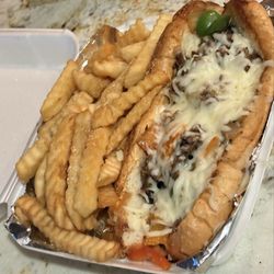 Anthonys Fish And Chicken - Philly sandwich