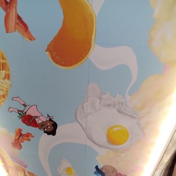 Sugar N' Spice - Breakfast ceiling mural - Diners Near Me - Cincinnati, Ohio Sugar N' Spice - Breakfast ceiling mural - Diners Near Me - Cincinnati, Ohio