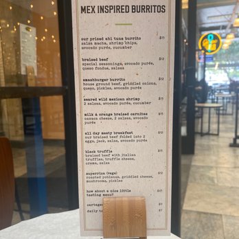 Juicy B - a menu on a table in a restaurant - Mexican Near Me - Los Angeles, California Juicy B - a menu on a table in a restaurant - Mexican Near Me - Los Angeles, California