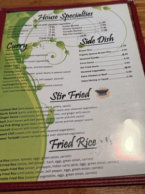 Menu photo 4 Thai Basil Royal Palm Beach, FL