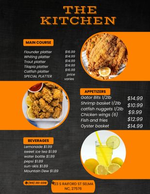 Menu photo 2 Clayton Seafood Plus Selma, NC