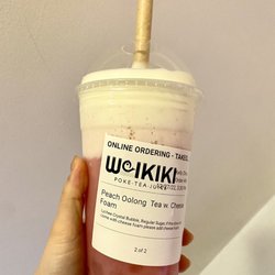 Peach Oolong Milk Tea