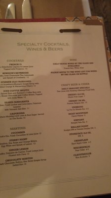 Menu photo 2 The Restaurant at Burdick's Walpole, NH