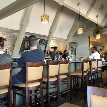 Bill's Cafe - Indoor dining, bar area with TV on sports channel. - Breakfast & Brunch Near Me - Fremont, California