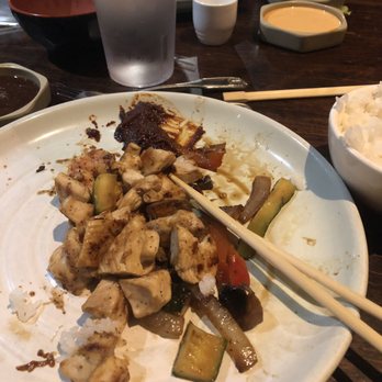 Shogun Restaurant - After being served, but haven't eaten, yet - Japanese Near Me - La Verne, California Shogun Restaurant - After being served, but haven't eaten, yet - Japanese Near Me - La Verne, California