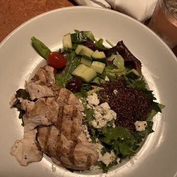 The Beachcomber - Mediterranean salad with chicken minus the figs and almonds - Seafood Near Me - Newport Beach, California The Beachcomber - Mediterranean salad with chicken minus the figs and almonds - Seafood Near Me - Newport Beach, California