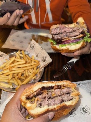 Black Iron Burger Theater District | Hamburger restaurant Bar by null