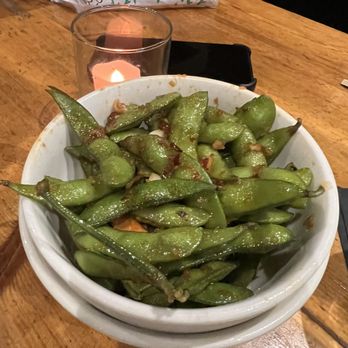 Wokcano - Spicy Garlic Soy Edamame - Sushi Bars Near Me - Burbank, California