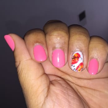 Linda's Nails - Gel Manicure and nail art by Ti (Nail Tech) - loving my flower "painting" - Nail Salons Near Me - Gaithersburg, Maryland Linda's Nails - Gel Manicure and nail art by Ti (Nail Tech) - loving my flower "painting" - Nail Salons Near Me - Gaithersburg, Maryland