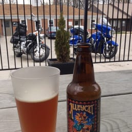 On the patio at Fuel ...