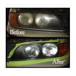 We offer quality headlamp restoration to help your vehicle's headlights look like new.