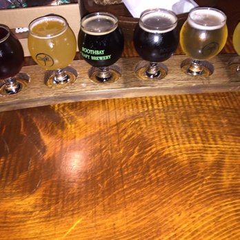 Boothbay Craft Brewery - Flight - New American Near Me - Boothbay, Maine